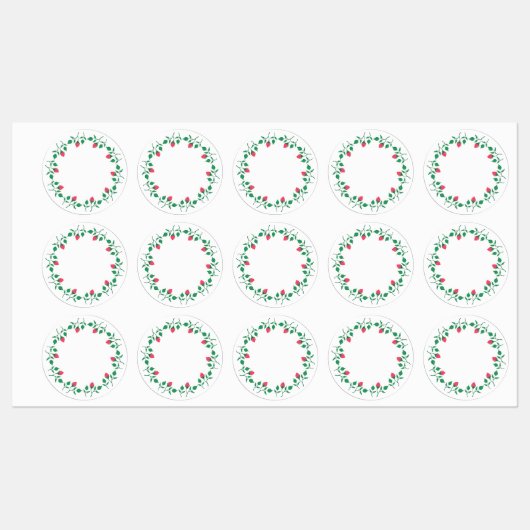 Rundrahmen mit rosa rosa Blume Etiketten (Blatt)