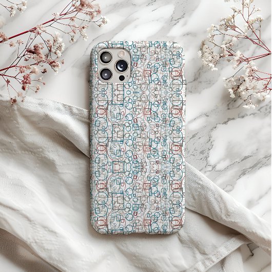 Rundrum - Kreise, Rechtecke und Quadrate Case-Mate iPhone Hülle