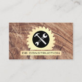 Rundsäge | Hammer Wrench | Holz Visitenkarte (Vorderseite)