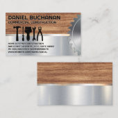 Rundsäge | Handwerkzeuge | Bau Visitenkarte (Vorne/Hinten)