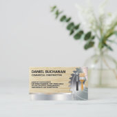 Rundsäge | Hardware Hammer Brush Business Card Visitenkarte (Stehend Vorderseite)