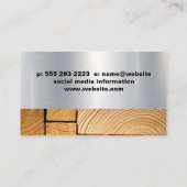 Rundsäge | Holz schneiden | Bau Visitenkarte (Rückseite)