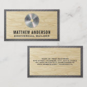 Rundsäge | Holzkörner und -stahl Visitenkarte (Vorne/Hinten)