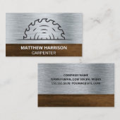 Rundsäge | Metall und Holz Visitenkarte (Vorne/Hinten)