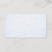 Rundsäge Metallisches Holz Visitenkarte (Rückseite)