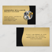 Rundsäge | Power-Drill Visitenkarte (Vorne/Hinten)