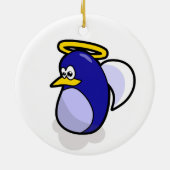 Rundschmuck aus Pinguin Keramikornament (Hinten)