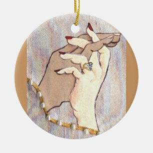 Rundschmuck Keramik Ornament