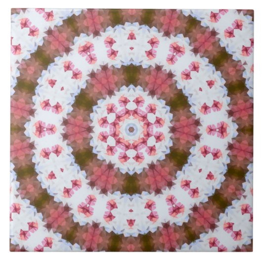 Rundschmuck, Mandala Fliese (Vorderseite)