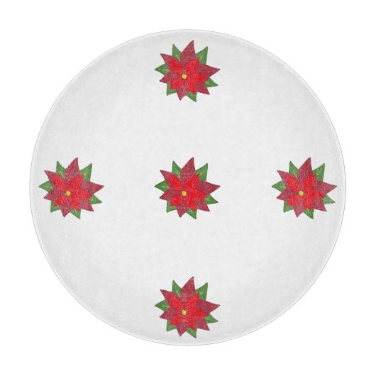 Rundschnitt für Weihnachtskuchen Schneidebrett (Vorderseite)