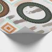 Rundschreiben für glänzende Wrapping Geschenkpapier (Ecke)