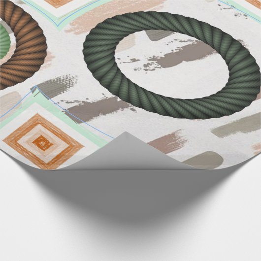 Rundschreiben für glänzende Wrapping Geschenkpapier (Ecke)