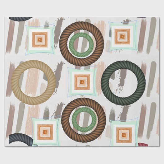 Rundschreiben für glänzende Wrapping Geschenkpapier (Flach)