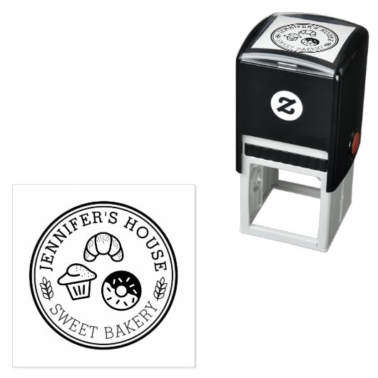 Rundschreiben für niedliche, hausgemachte Bäckerei Permastempel (Beispiel)