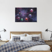 Rundschreiben Leinwanddruck (Insitu (Schlafzimmer))