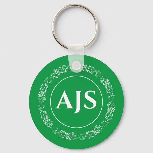 Rundschreiben mit Monogramm. Schlüsselanhänger (Vorderseite)