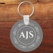 Rundschreiben mit Monogramm. Schlüsselanhänger (Vorderseite)