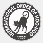 Rundschreiben Runder Aufkleber (Vorderseite)