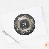 Rundsticker Weihnachtskalender Runder Aufkleber (Umschlag)