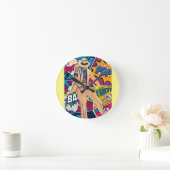 Rundtaktsignal Runde Wanduhr (Zuhause)