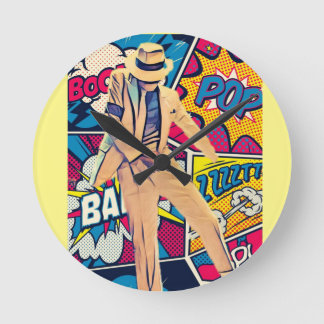 Rundtaktsignal Runde Wanduhr