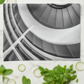 Rundtreppe BW Geschirrtuch (Gefaltet)