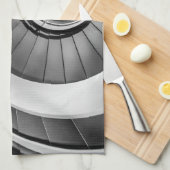 Rundtreppe BW Geschirrtuch (Viertel Falte)