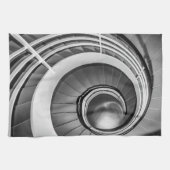 Rundtreppe BW Geschirrtuch (Horizontal)