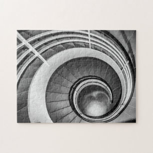 Rundtreppe BW Puzzle