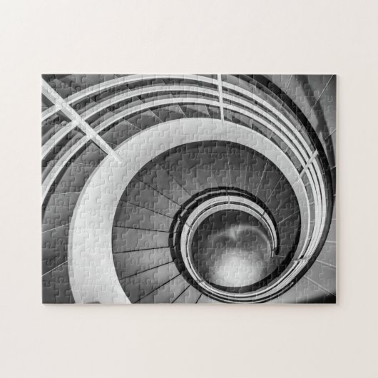 Rundtreppe BW Puzzle (Horizontal)
