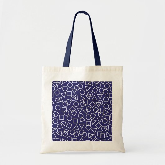 Rundtriangle Square Tote Bag Tragetasche (Vorne)