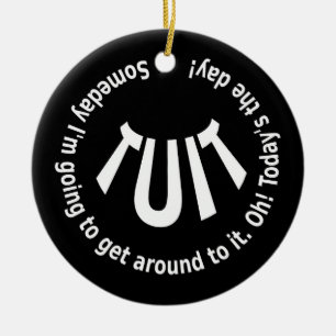 RUNDTUCH KERAMIK ORNAMENT