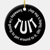 RUNDTUCH KERAMIK ORNAMENT (Hinten)