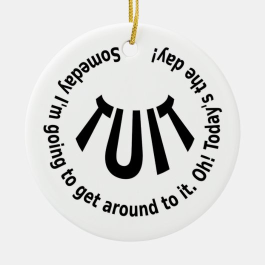 RUNDTUCH KERAMIK ORNAMENT (Vorne)