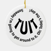 RUNDTUCH KERAMIK ORNAMENT (Hinten)