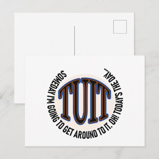 "RUNDTUCH POSTKARTE (Vorne/Hinten)