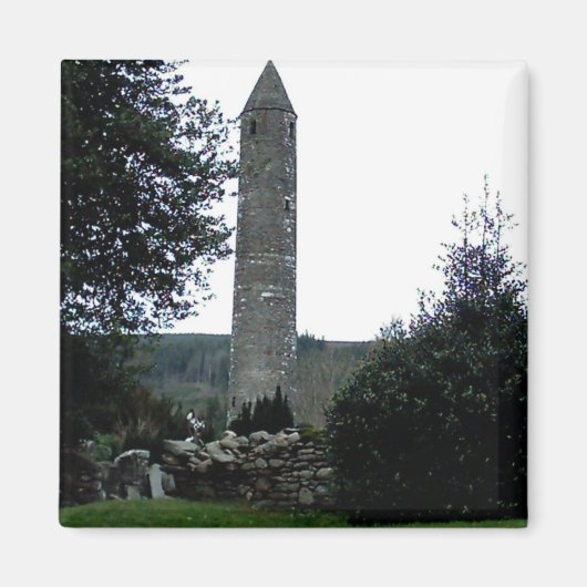 Rundturm, Glendalough, Co. Wicklow, Irland Magnet (Vorne)