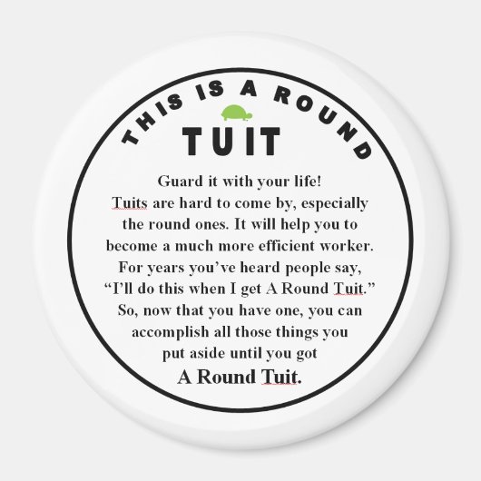 RUNDTUT bleibt erhalten Magnet (Vorne)