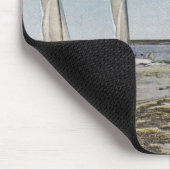 Rundung des Brant-Punkt-Leuchtturmes Nantucket Mousepad (Ecke)