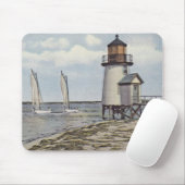 Rundung des Brant-Punkt-Leuchtturmes Nantucket Mousepad (Mit Mouse)