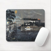 Rundung einer Biegung auf dem MississippiSteamboat Mousepad (Mit Mouse)
