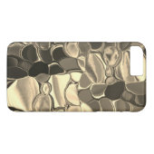 Rundungen in Bronze oder Beige, glänzend Case-Mate iPhone Hülle (Rückseite (Horizontal))