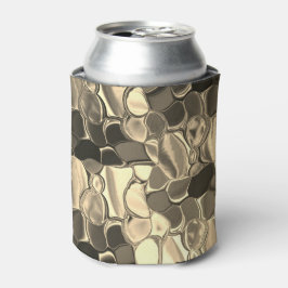 Rundungen in Bronze oder Beige, glänzend Dosenkühler