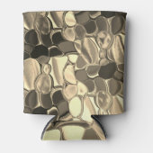 Rundungen in Bronze oder Beige, glänzend Dosenkühler (Vorderseite)