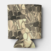 Rundungen in Bronze oder Beige, glänzend Dosenkühler (Rückseite)