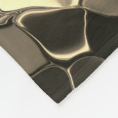 Rundungen in Bronze oder Beige, glänzend Fleecedecke (Ecke)