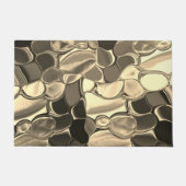 Rundungen in Bronze oder Beige, glänzend Fußmatte (Vorderseite)