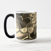 Rundungen in Bronze oder Beige, glänzend Verwandlungstasse (Links)