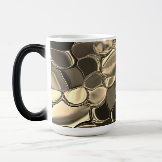 Rundungen in Bronze oder Beige, glänzend Verwandlungstasse (Links)