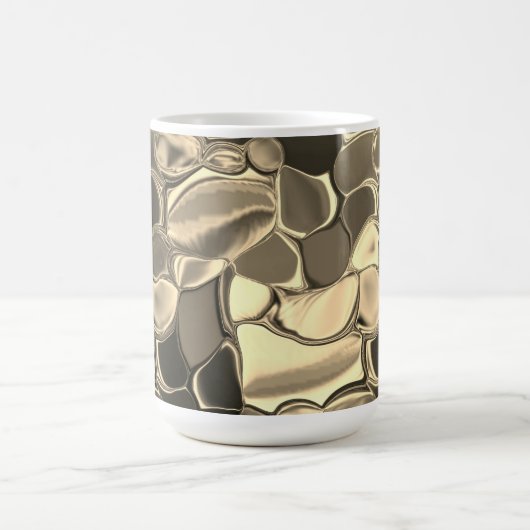 Rundungen in Bronze oder Beige, glänzend Verwandlungstasse (Zentrum)